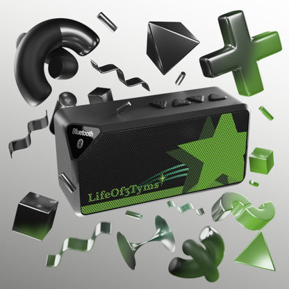 Bluetooth Speaker — Green Star Portable Wireless Speaker (Jabba Design)