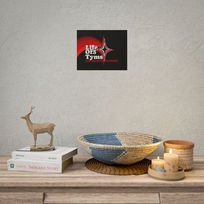 Rolled Poster — “Life Of 3 Tyms” Retro Star Vintage-Style Wall Art