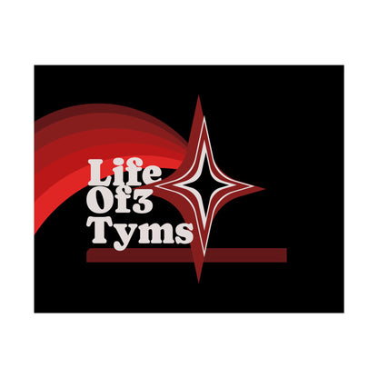 Rolled Poster — “Life Of 3 Tyms” Retro Star Vintage-Style Wall Art